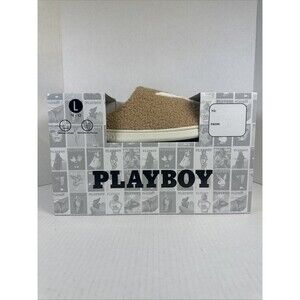 Playboy Sandals Slippers Size L  11-12  New In Box Memory Foam Indoor/Outdoor
